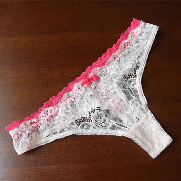 New Arrival Voplidia T-back Underwear Women Sexy Panties Thong And G Strings Female Seamless Lace Hipster Lingerie PM004