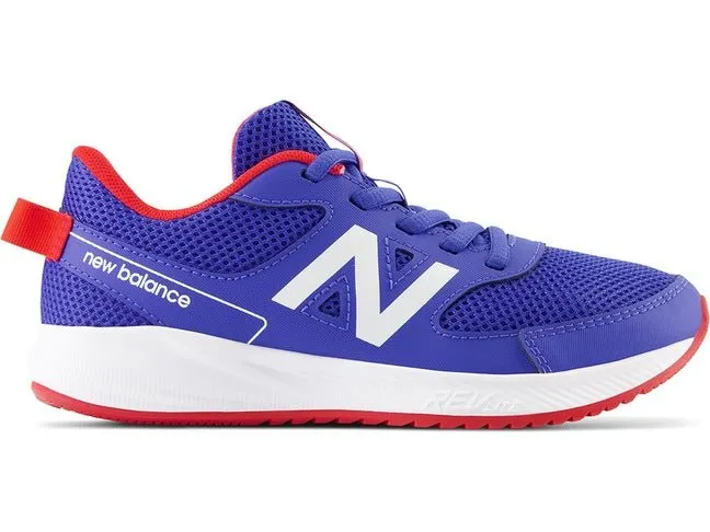 NEW BALANCE JUNIOR 570 BLUE SHOES