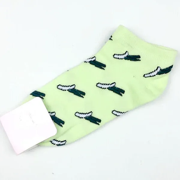 New Cute 11  fruit color love candy color cotton sock summer style women's socks women's thin sock slippers ws85 1pair=2pcs