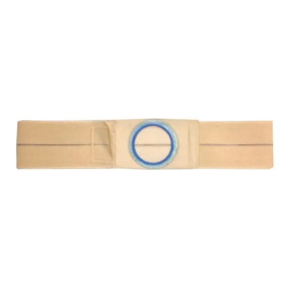 Nu-Hope Support Belt, Original Flat Panel, 3-1/8" Center Stoma, 5" Wide, Prolapse Strap, XL (41" to 47" Waist), Beige