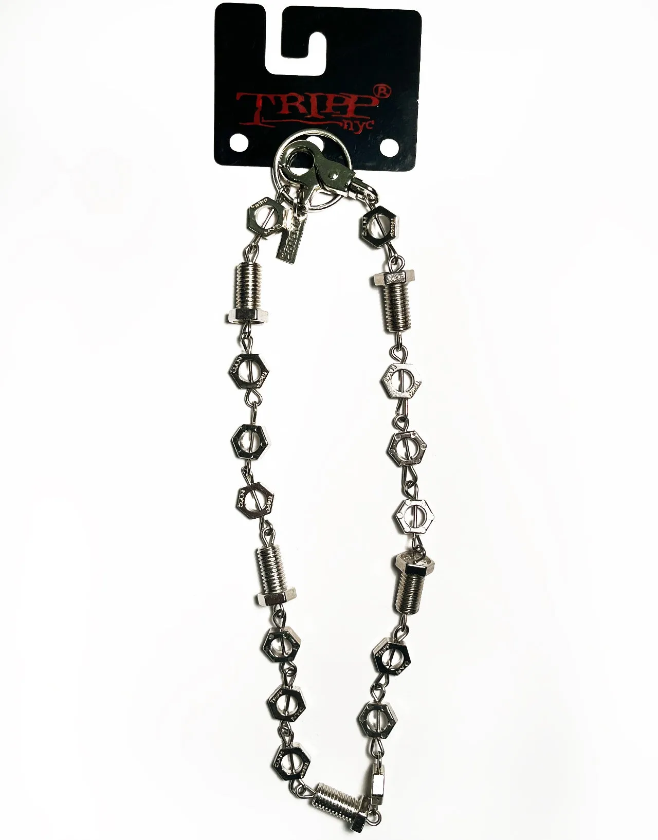 NUT AND BOLT WALLET CHAIN