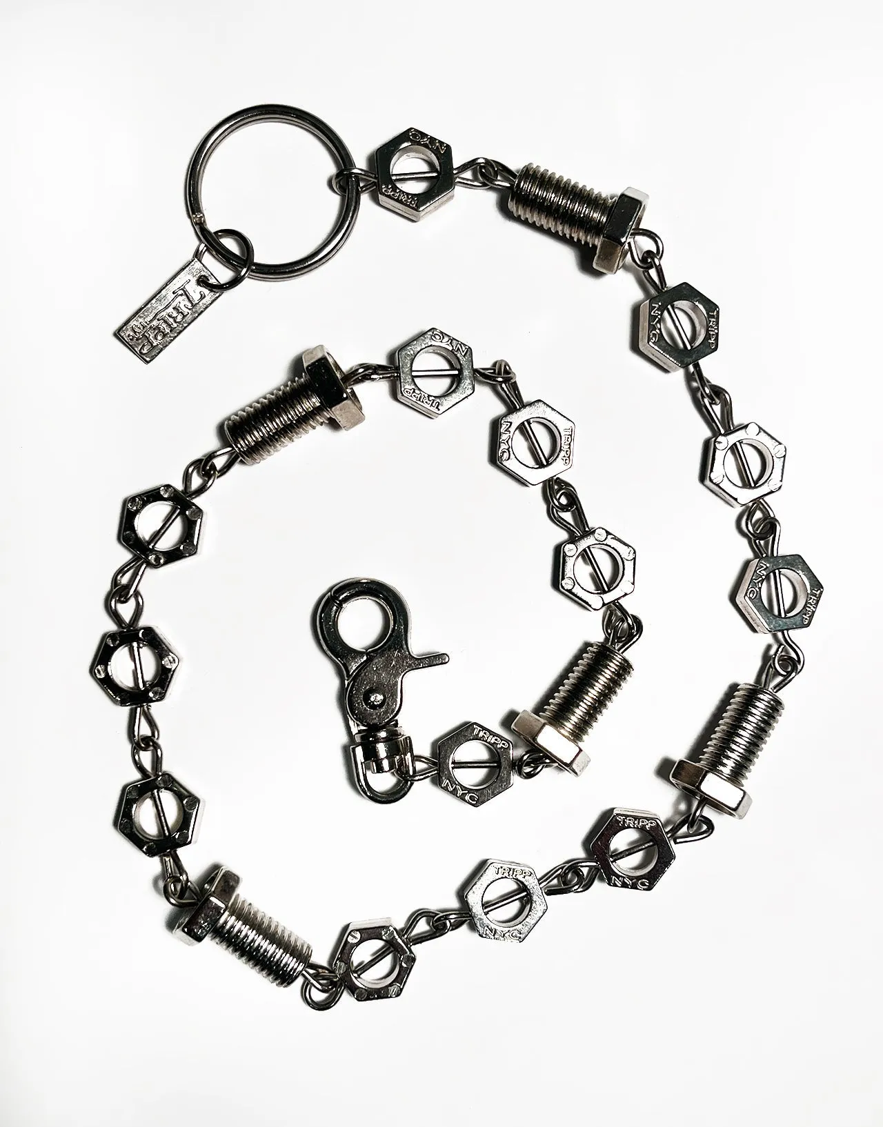 NUT AND BOLT WALLET CHAIN