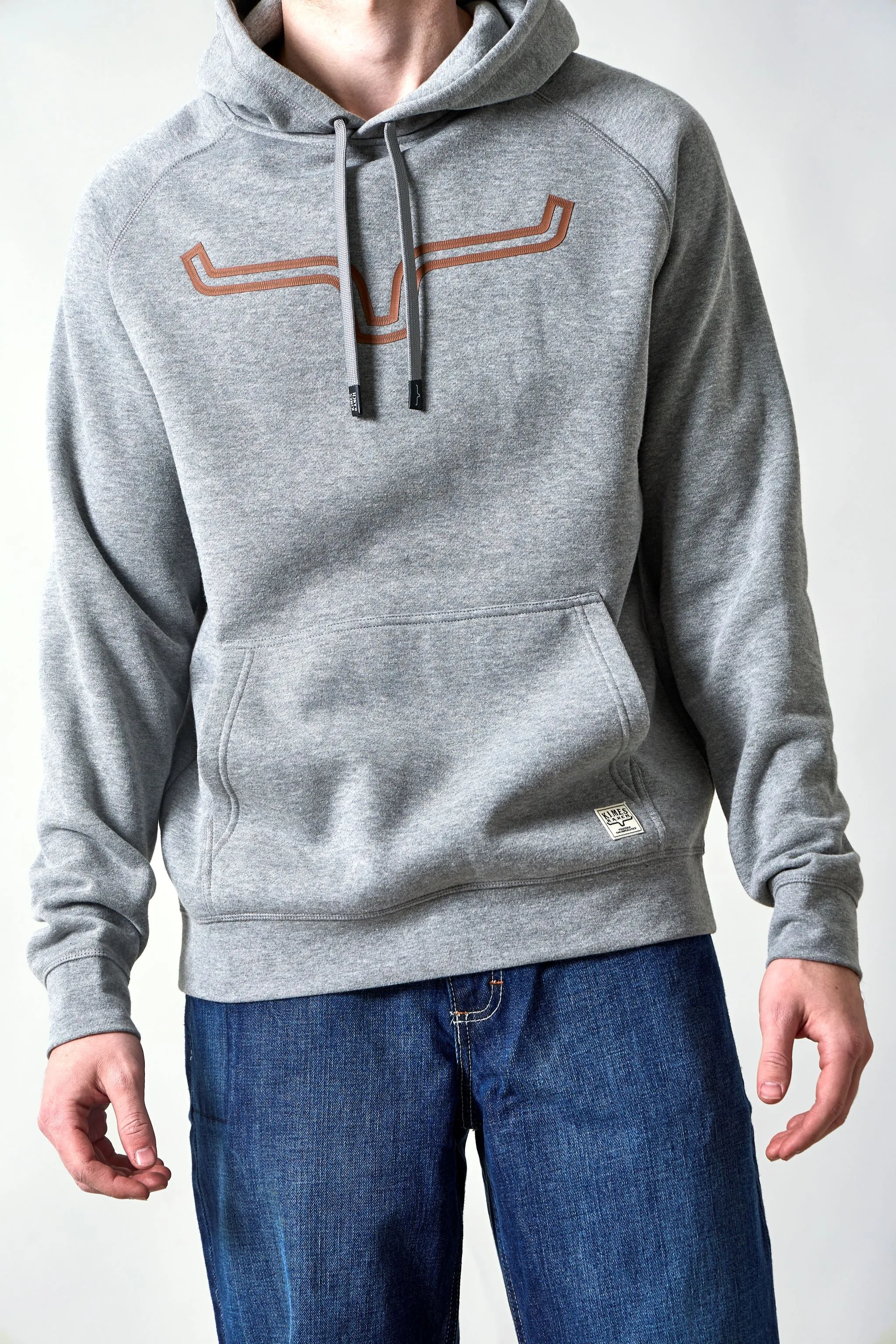 OUTLIER HOOD-HOODIE-GREY HEATHER