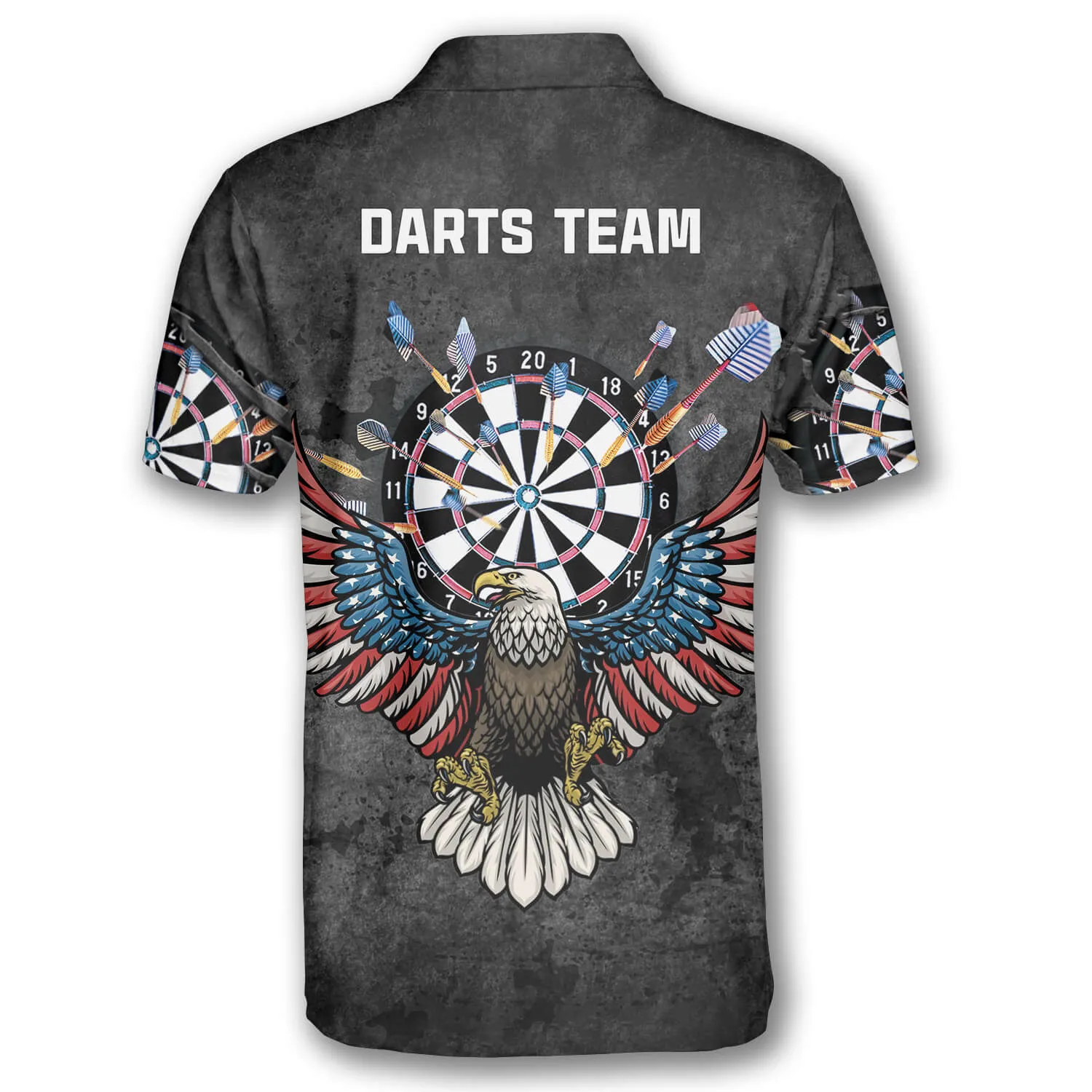 Personalized Eagle Grunt Style Custom Darts Shirts for Men, Dart 3D Shirt