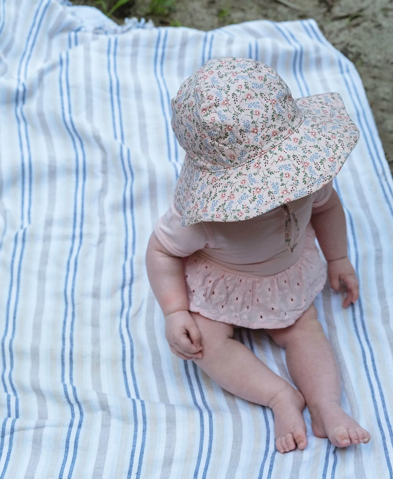 Primrose Wide Brim Infant Sunhat