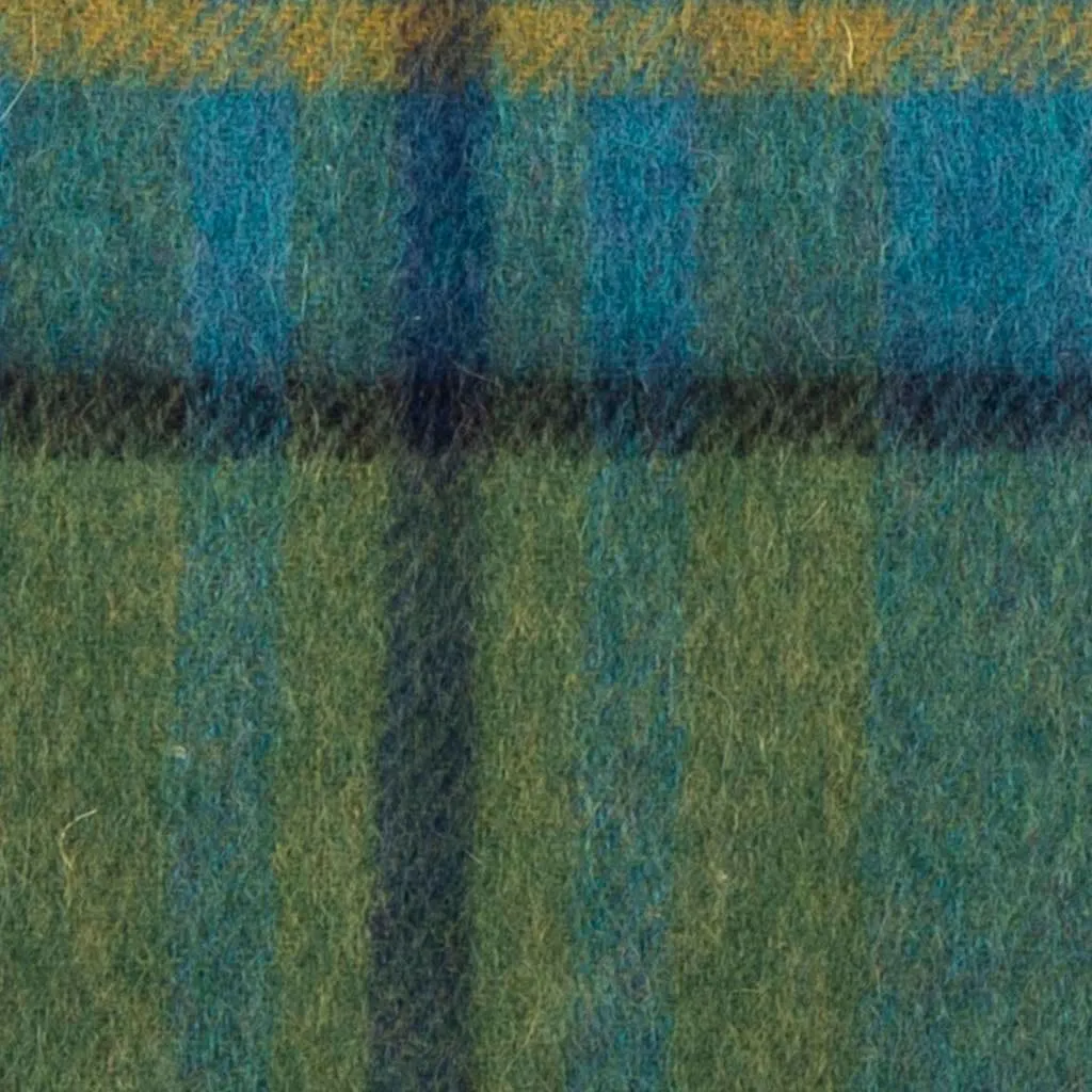 Pure Wool Tartan Check Scarf