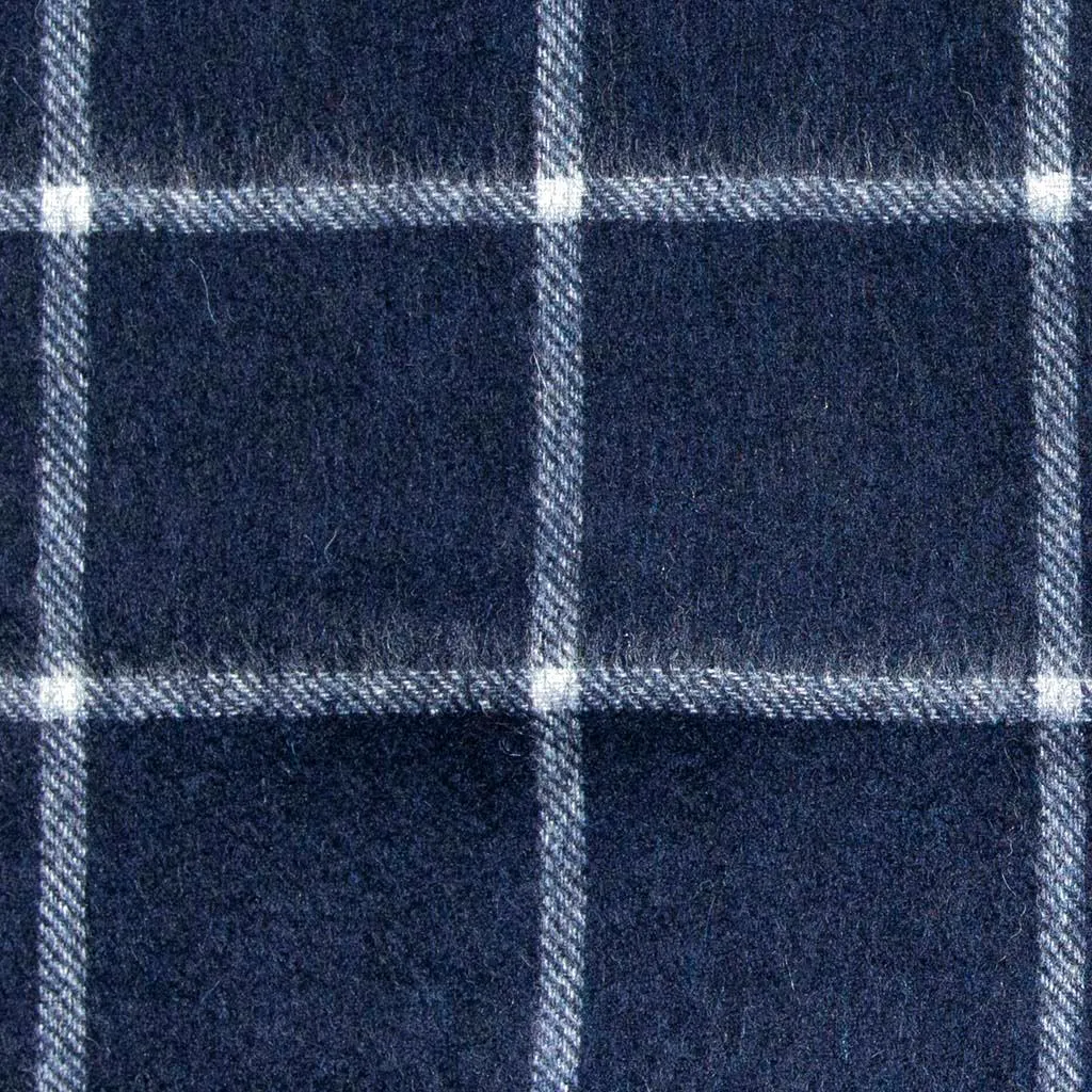 Pure Wool Tartan Check Scarf