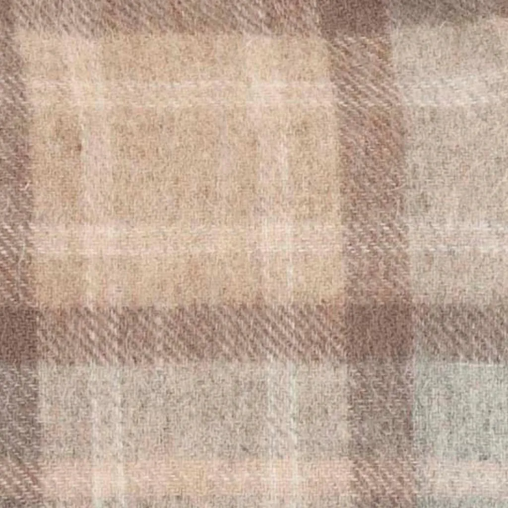 Pure Wool Tartan Check Scarf