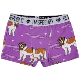 Saint Bernard Purple Boxers - 2 Left Size 2-3 years