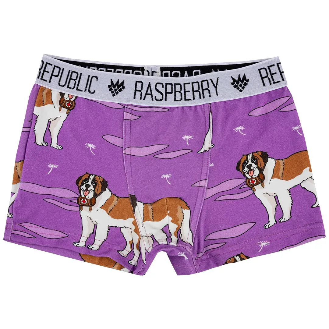 Saint Bernard Purple Boxers - 2 Left Size 2-3 years