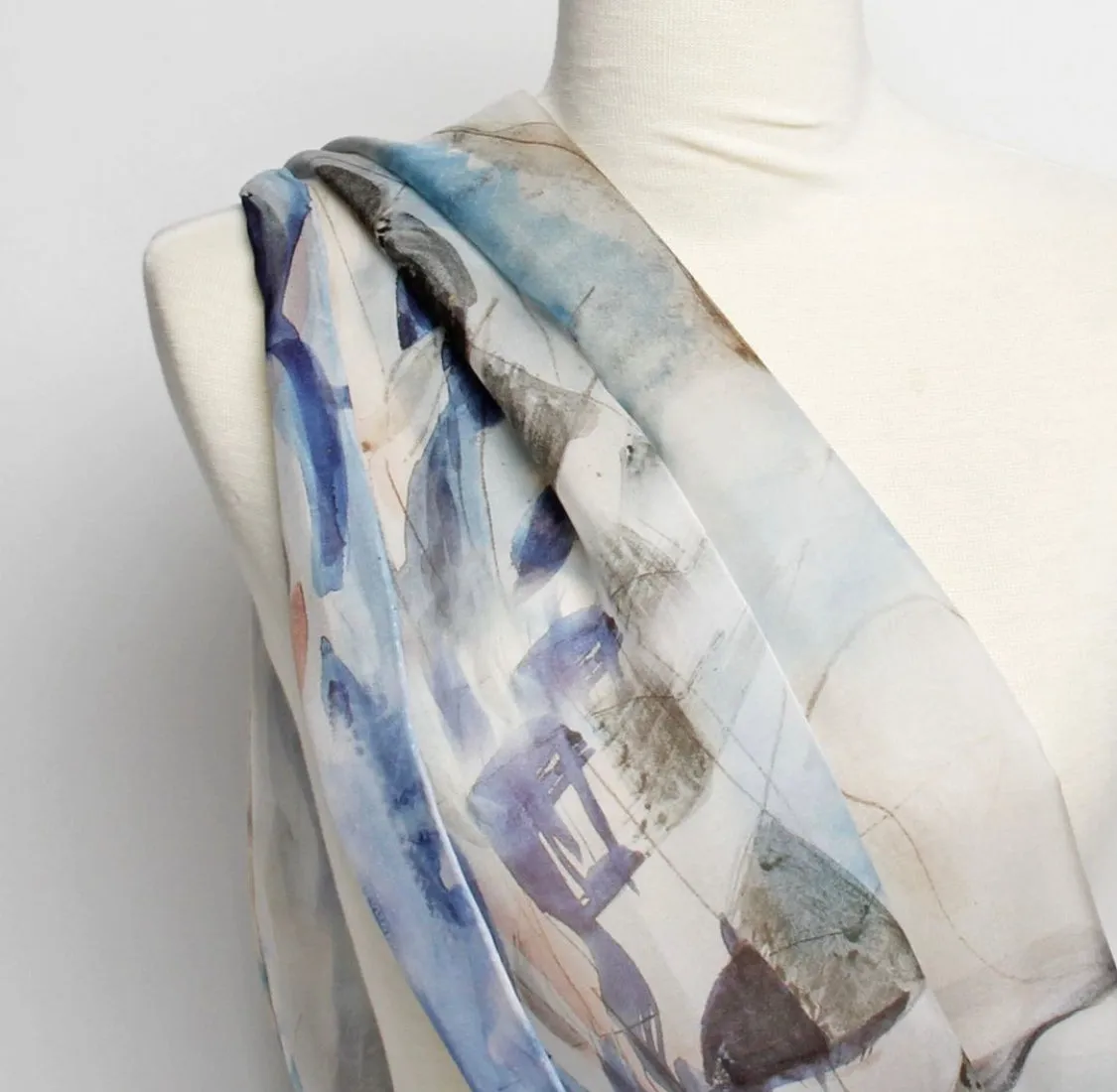 Silk Chiffon Scarf