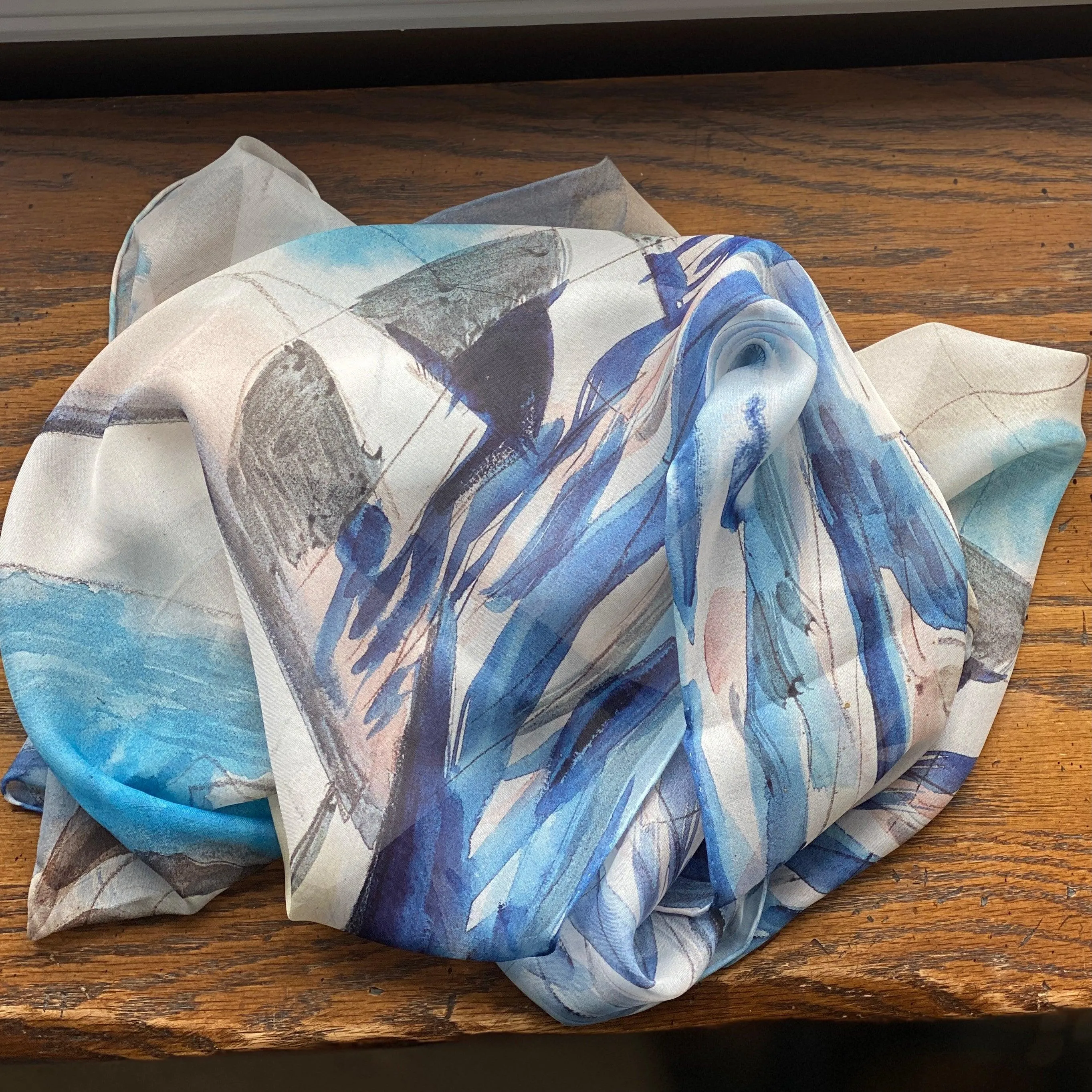 Silk Chiffon Scarf