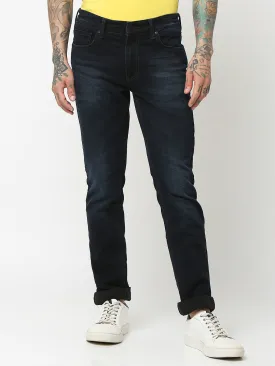 Spykar Men Indigo Blue Cotton Regular Fit Narrow Length Jeans (Rover)