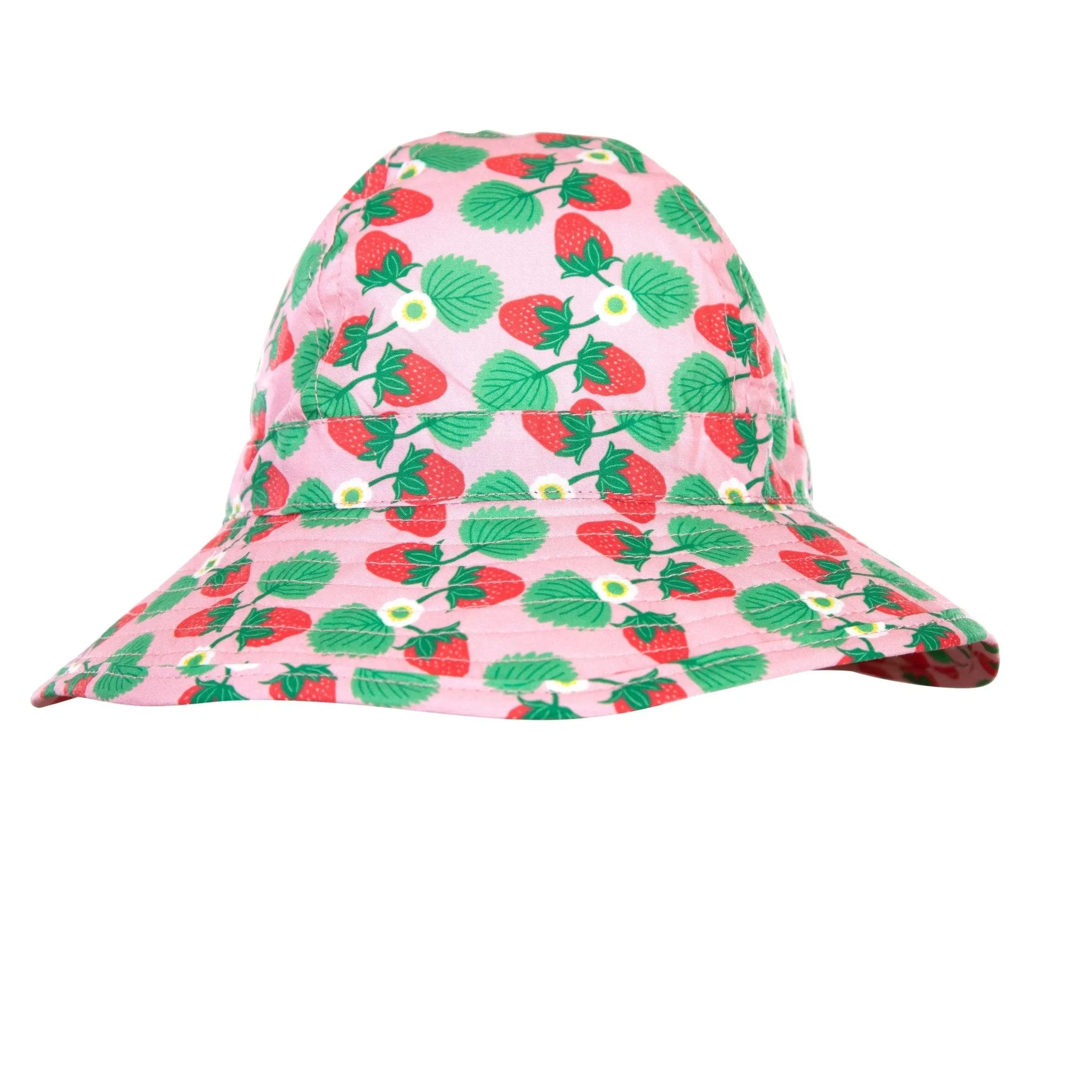 Strawberry Wide Brim Infant Sunhat