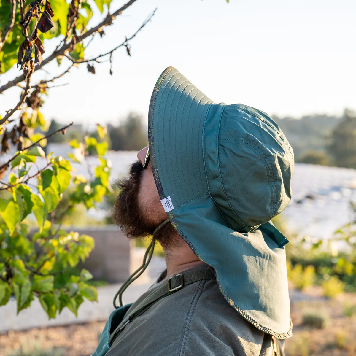 Sun Hat - Green Brush Camo