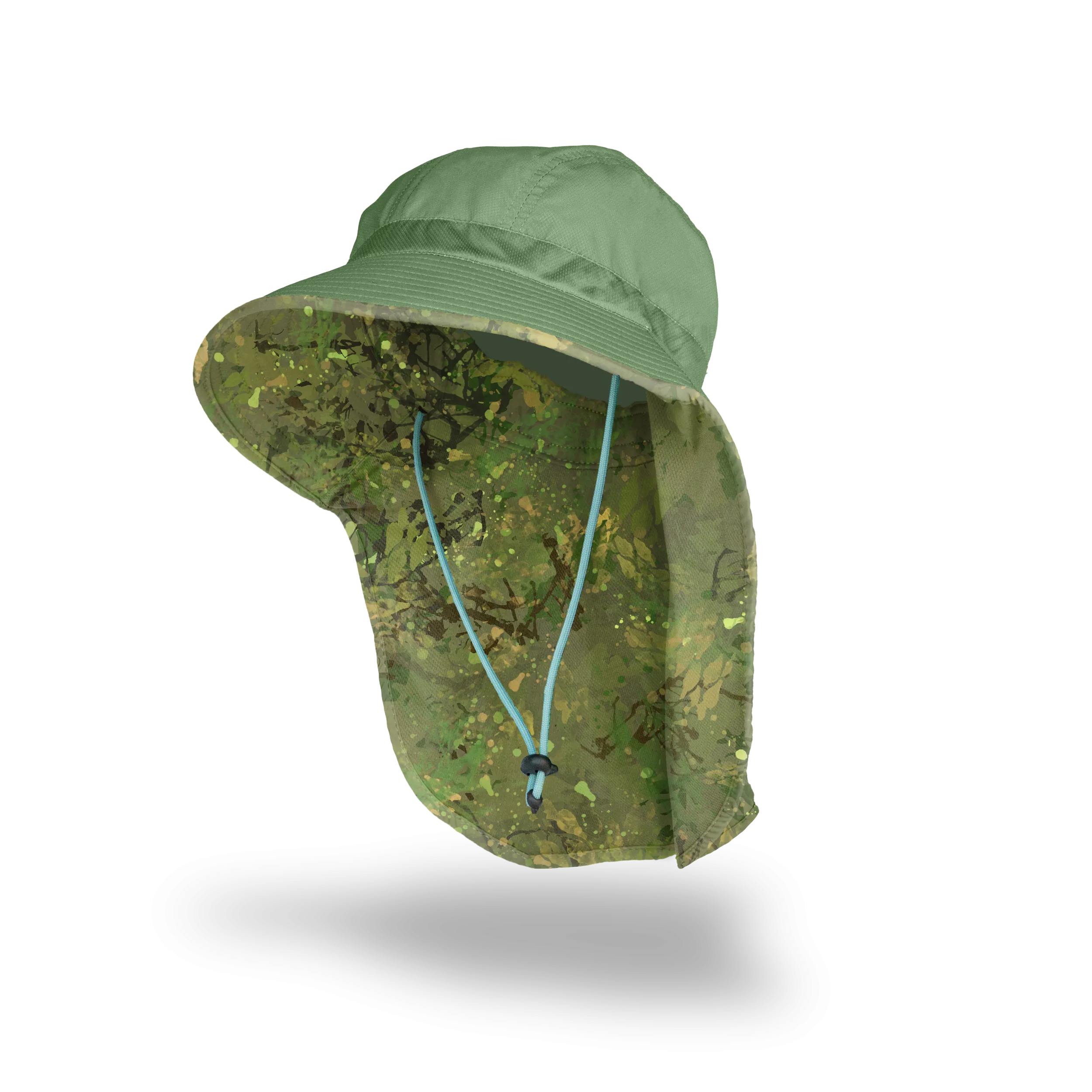 Sun Hat - Green Brush Camo