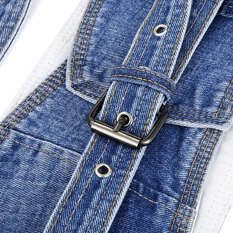 Trendy Denim Waist Buckle Belt