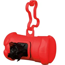 Trixie Pick Up Bag Dispenser with 15 Bags for Dogs (Red)