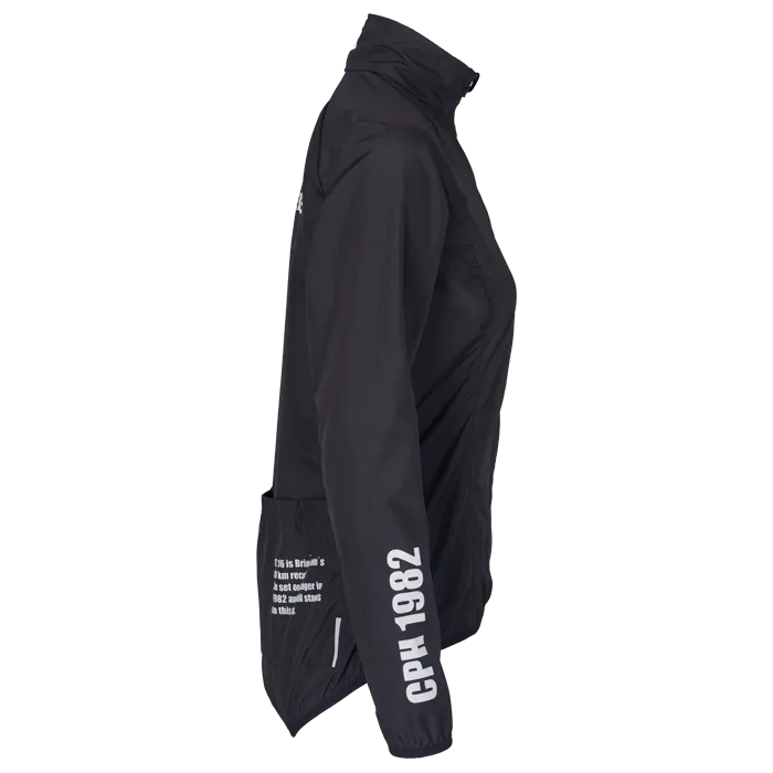 Twelve Sixteen Wind/Rain Jacket Elite 174 Black/White Woman