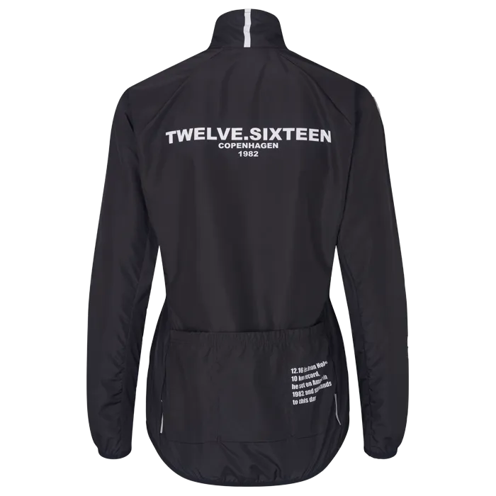 Twelve Sixteen Wind/Rain Jacket Elite 174 Black/White Woman