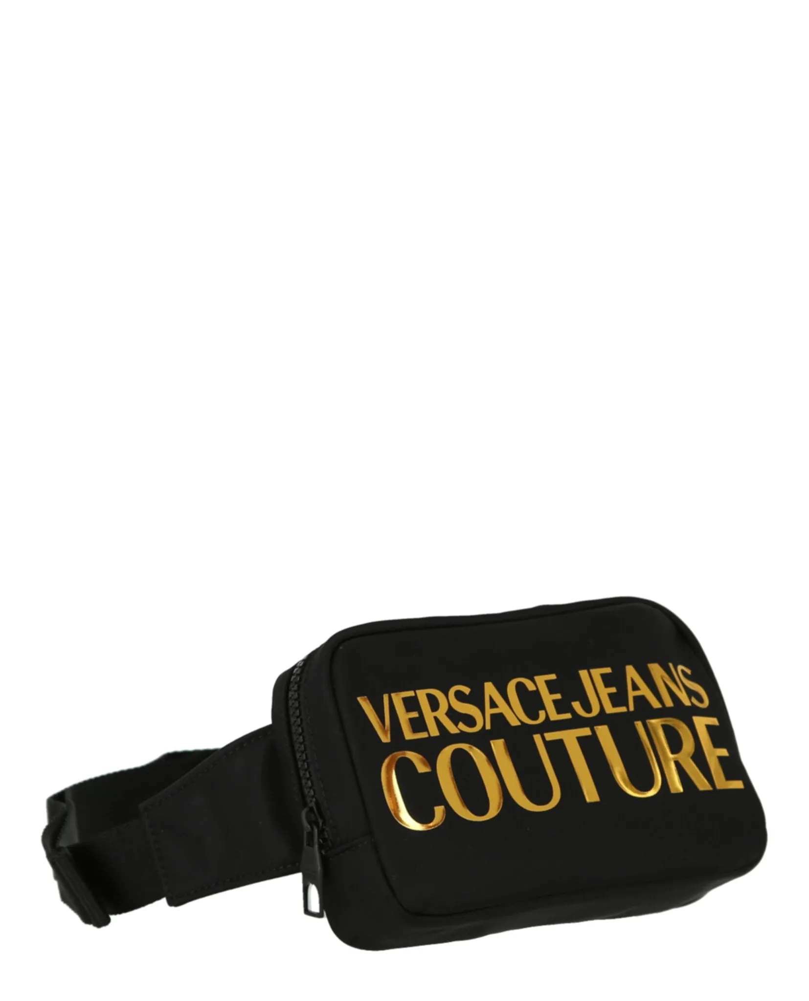 Versace Jeans Metallic Logo Print Belt Bag