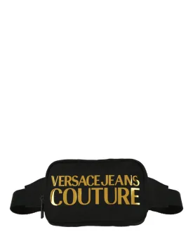 Versace Jeans Metallic Logo Print Belt Bag