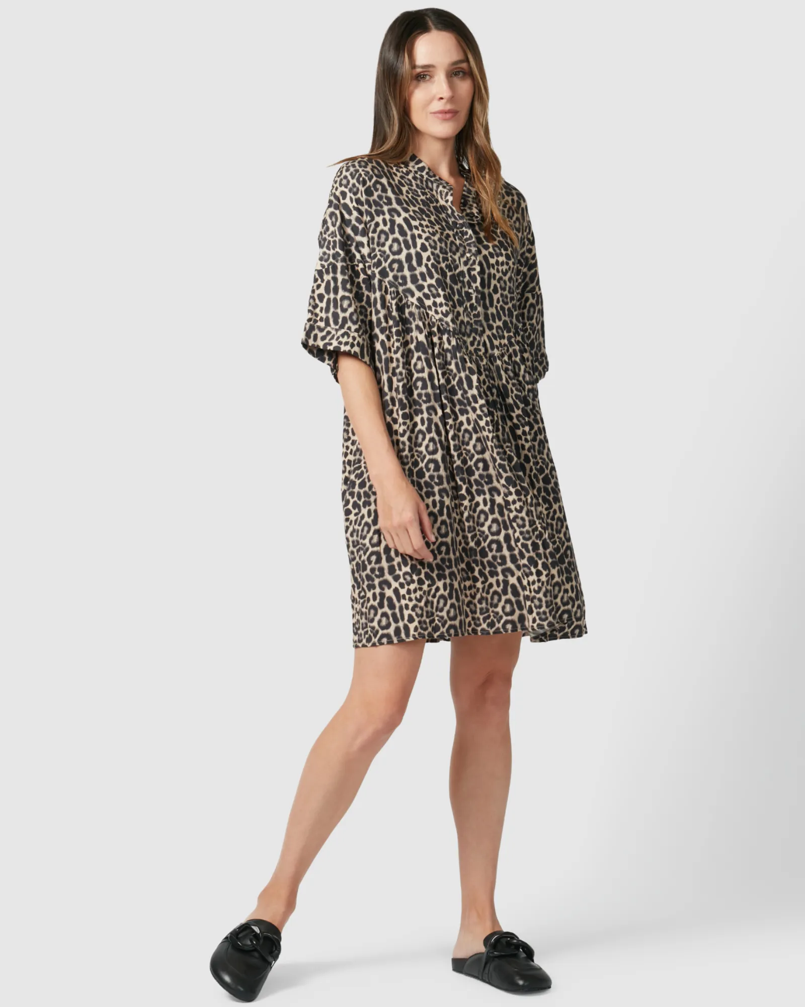 Vienna Dress - Leopard