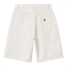 W' BRANDON SHORT / CARHARTT WIP / WHITE RINSED