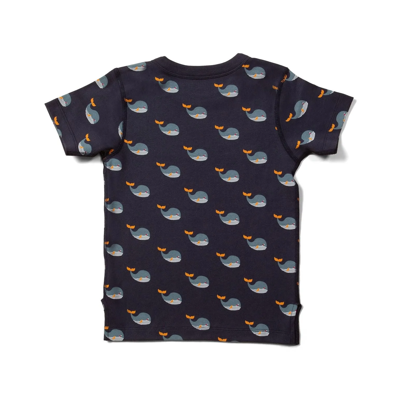 Whale Song Easy Feeding Adaptive Short Sleeve Shirt