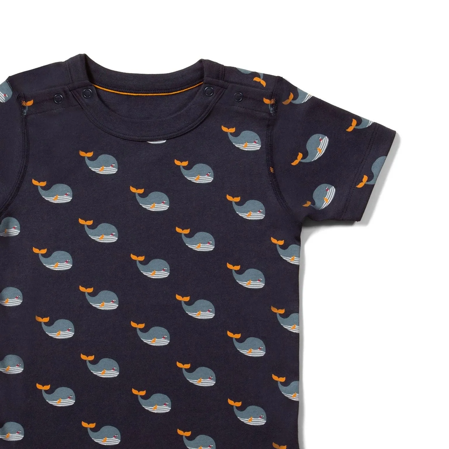 Whale Song Easy Feeding Adaptive Short Sleeve Shirt