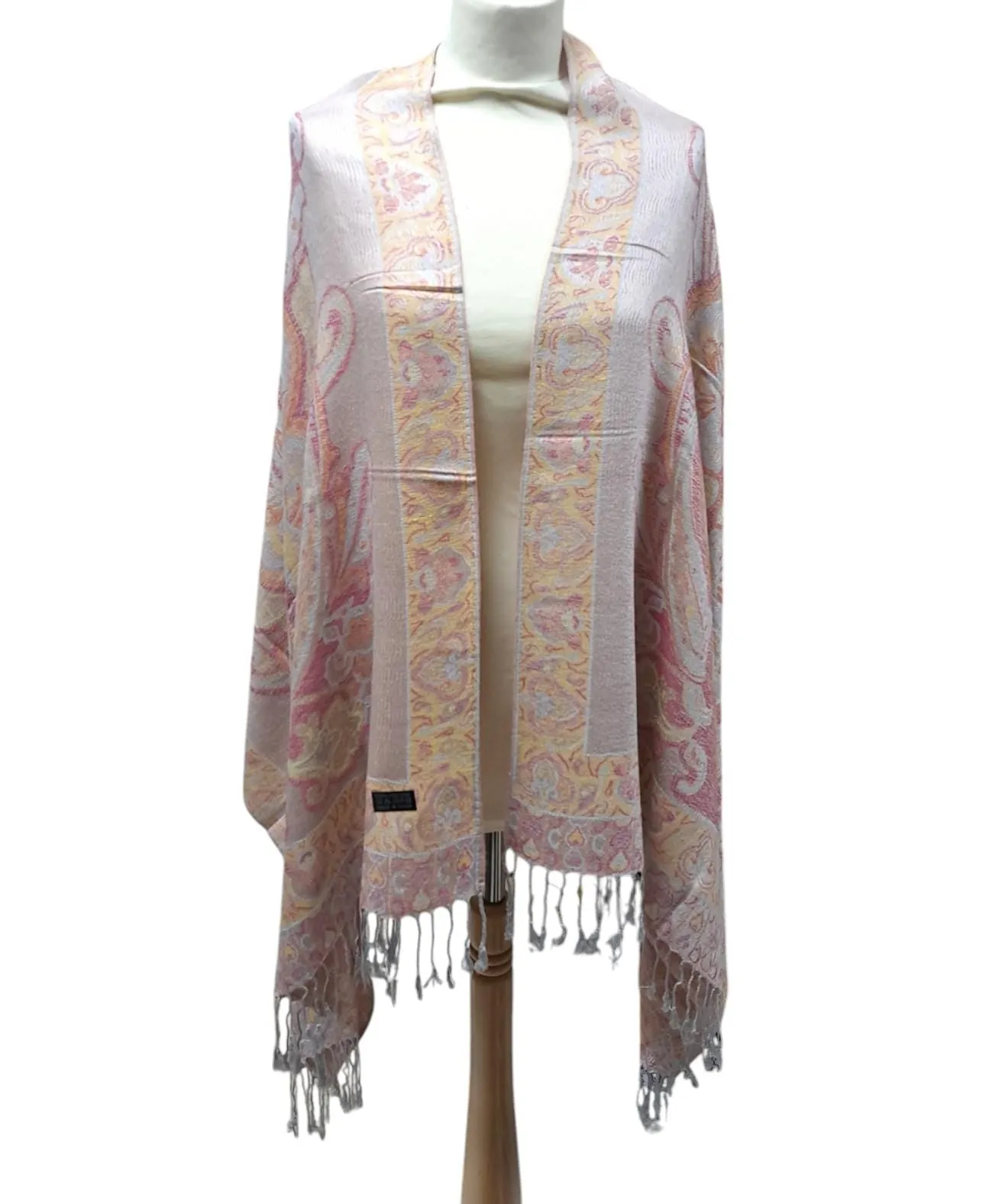 Women's Scarf Gorgeous Paisley Pashmina 100% Viscose Jamavar Scarf/Shawl