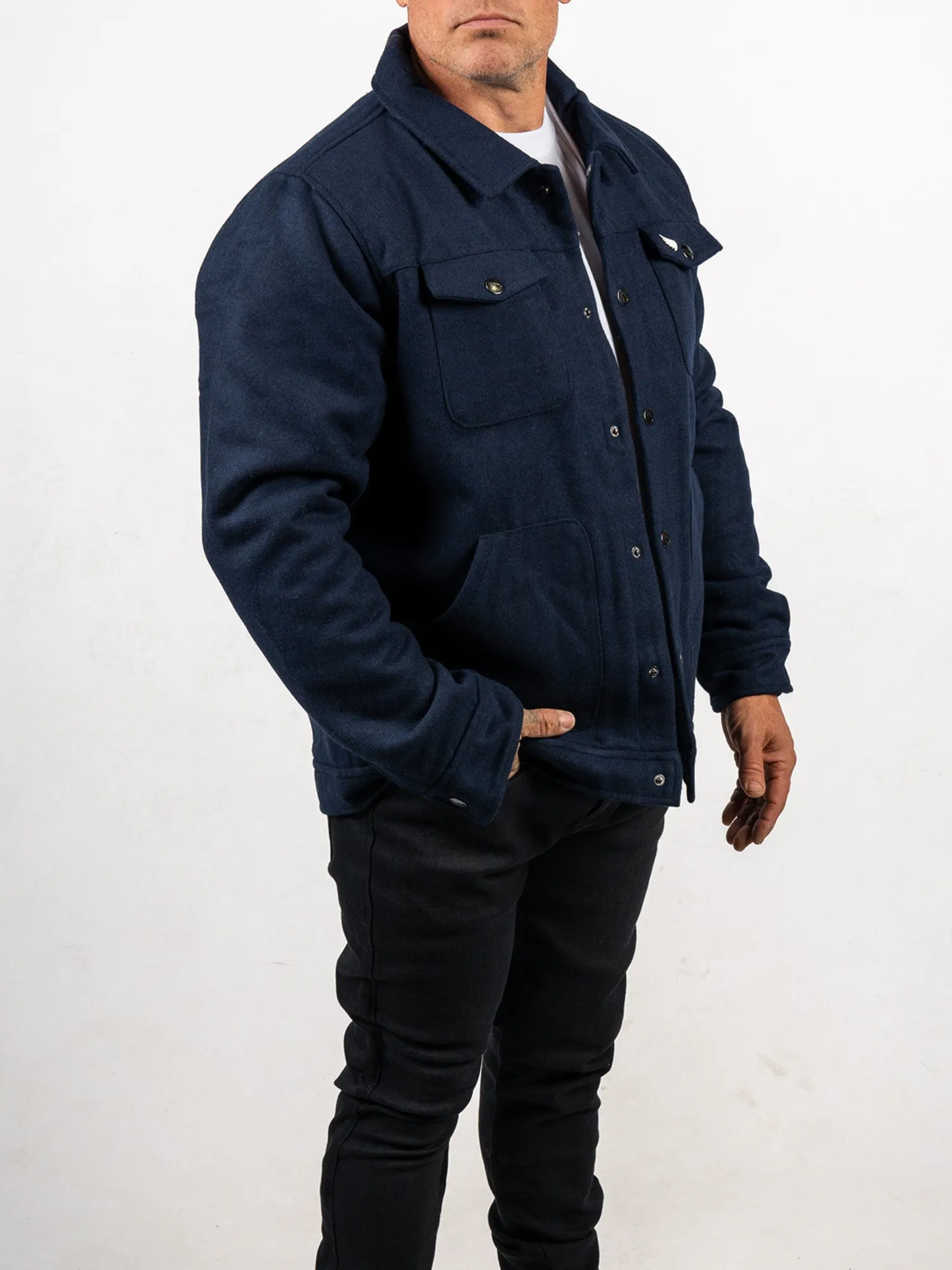 Wool Sherpa Lined Jacket