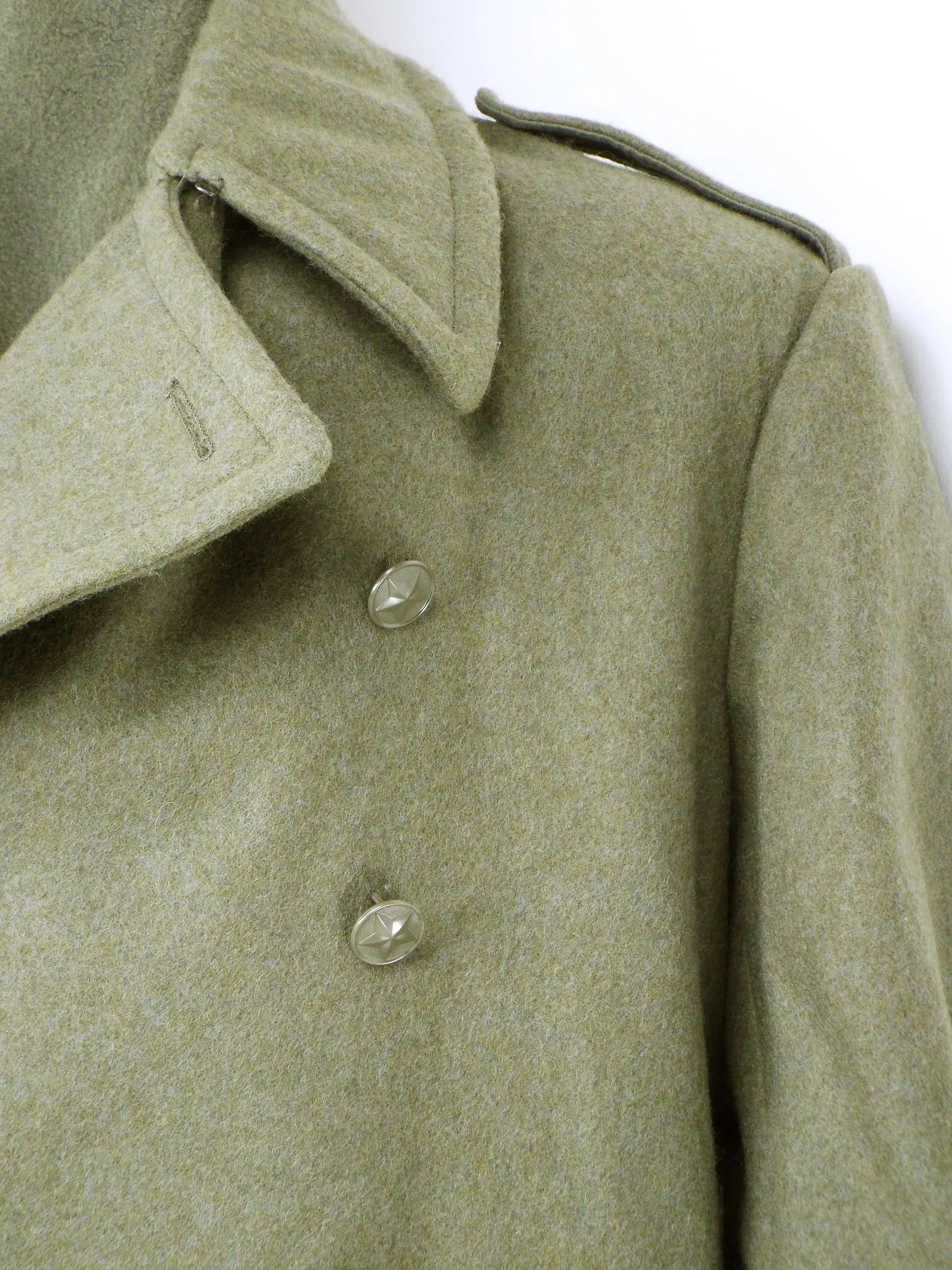 Yugoslavian Military Grey Wool Greatcoat – Soviet era - DISTRESSED RANGE