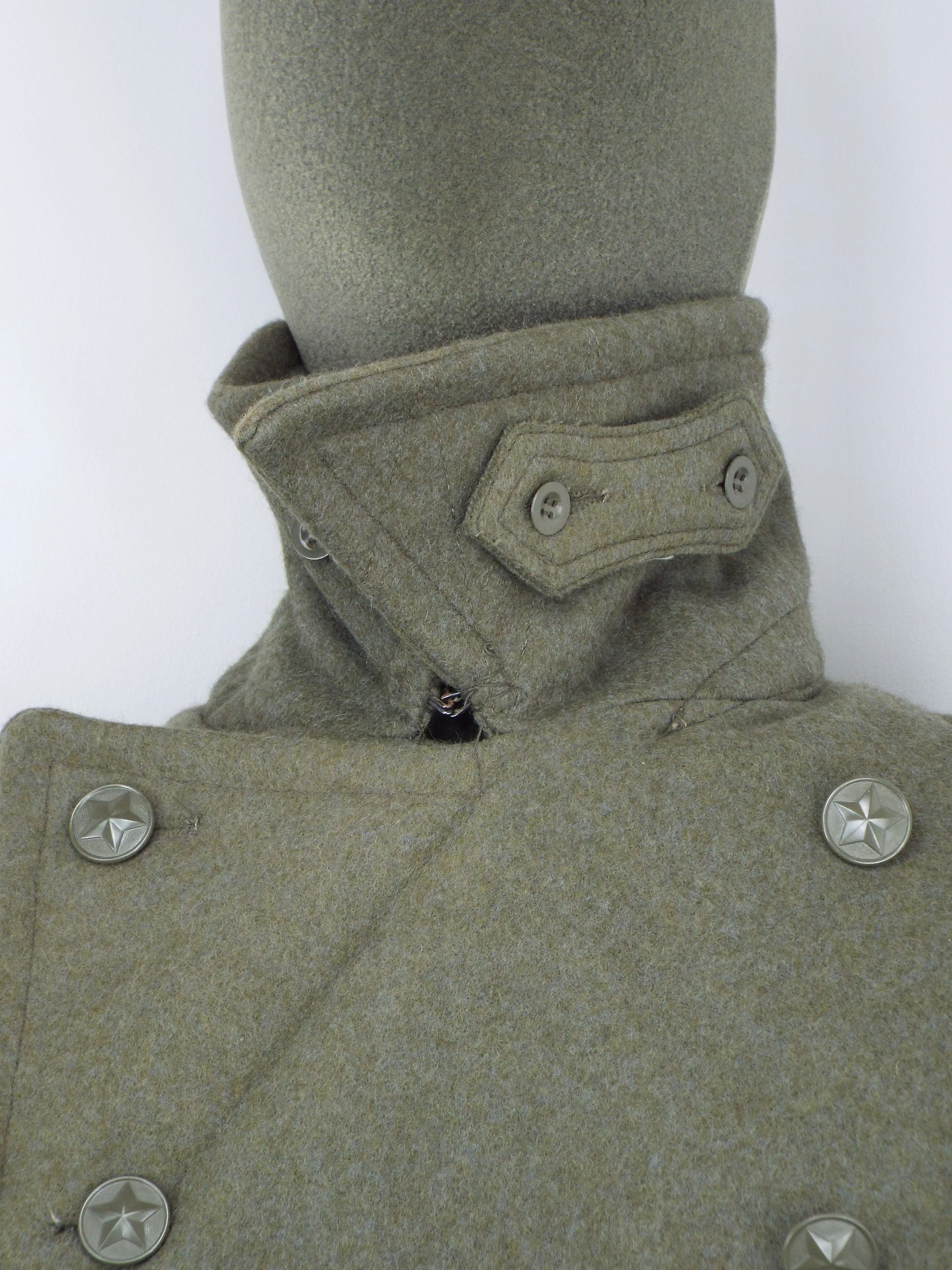 Yugoslavian Military Grey Wool Greatcoat – Soviet era - DISTRESSED RANGE