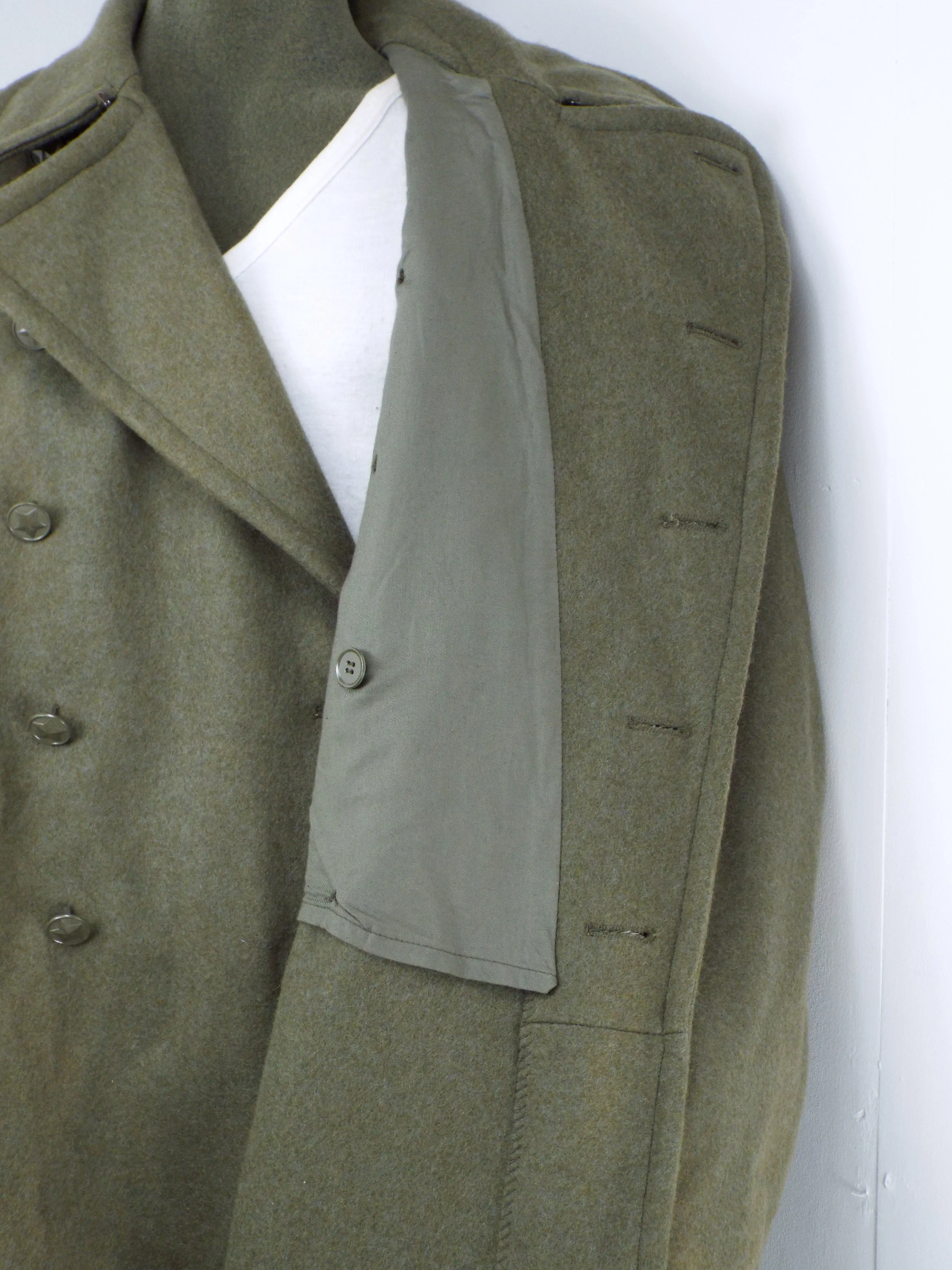 Yugoslavian Military Grey Wool Greatcoat – Soviet era - DISTRESSED RANGE