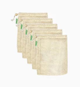 Zippies Cotton Mesh Produce Bags: Small - Pack of 5